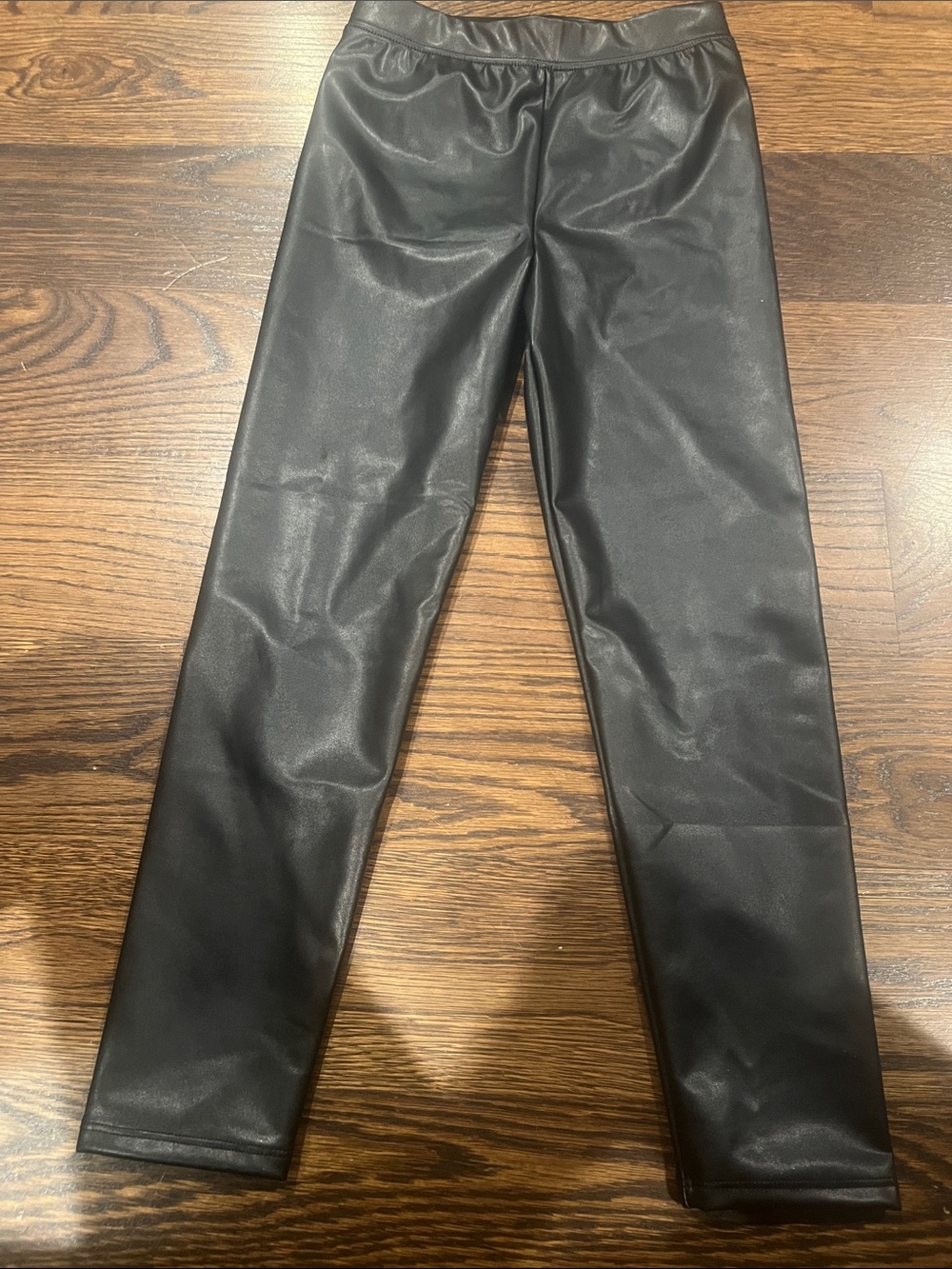 GAP Black Skinny Faux Leather Jeans